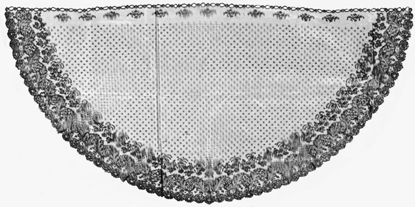 Bonnet Veil by France, Bayeux or Chantilly, 1850s