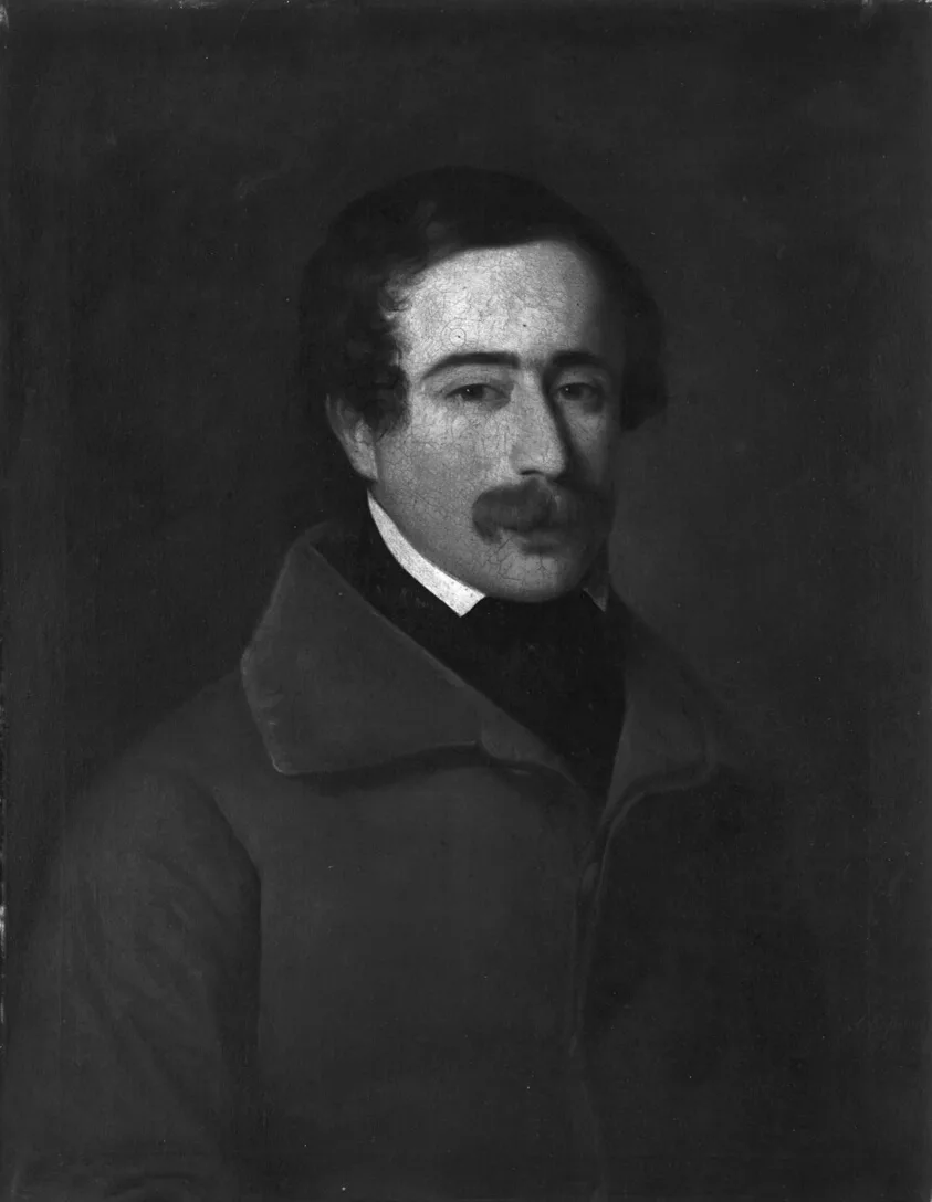 Portrait of a Man by Antonio Maria Esquivel, 1843