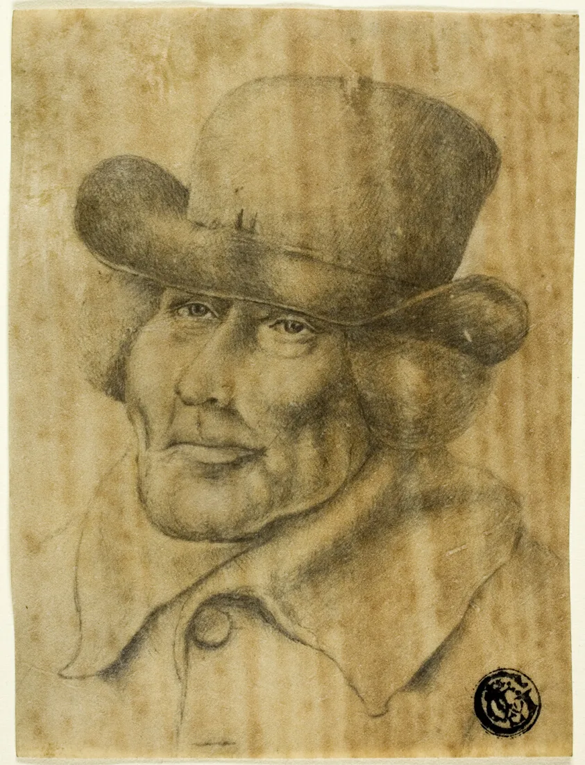 Portrait Bust of an Old Man Wearing Hat and Overcoat by Jean Jacques de Boissieu, n.d.