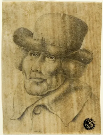 Portrait Bust of an Old Man Wearing Hat and Overcoat by Jean Jacques de Boissieu, n.d.