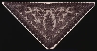 Half Shawl by France, Bayeux, Early 1860s
