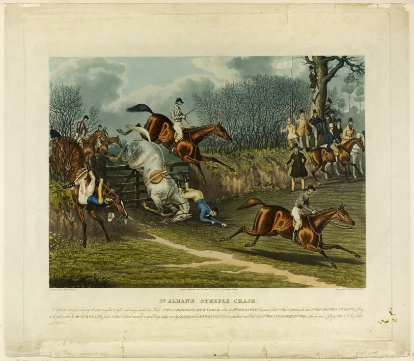 Saint Albans Steeplechase by Charles Hunt, 1837