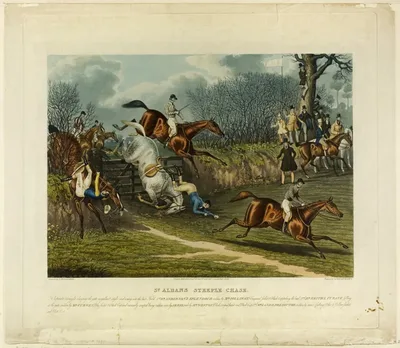 Saint Albans Steeplechase by Charles Hunt, 1837