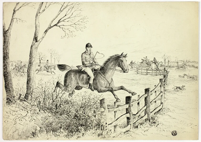 Fox Hunt by W. H. Temple, c. 1865