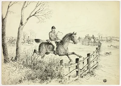 Fox Hunt by W. H. Temple, c. 1865