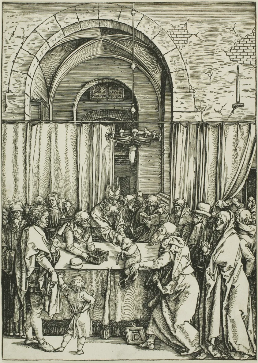 The Rejection of Joachim's Offering, from The Life of the Virgin by Albrecht Dürer, c. 1504