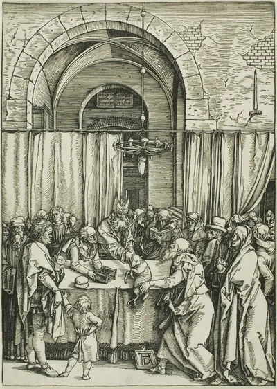 The Rejection of Joachim's Offering, from The Life of the Virgin by Albrecht Dürer, c. 1504
