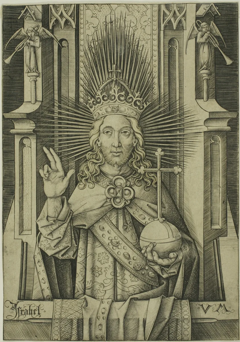 The Saviour by Israhel van Meckenem, the younger, 1490/1500