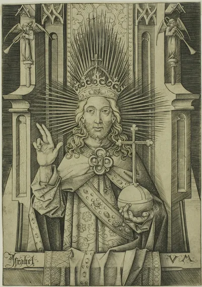The Saviour by Israhel van Meckenem, the younger, 1490/1500