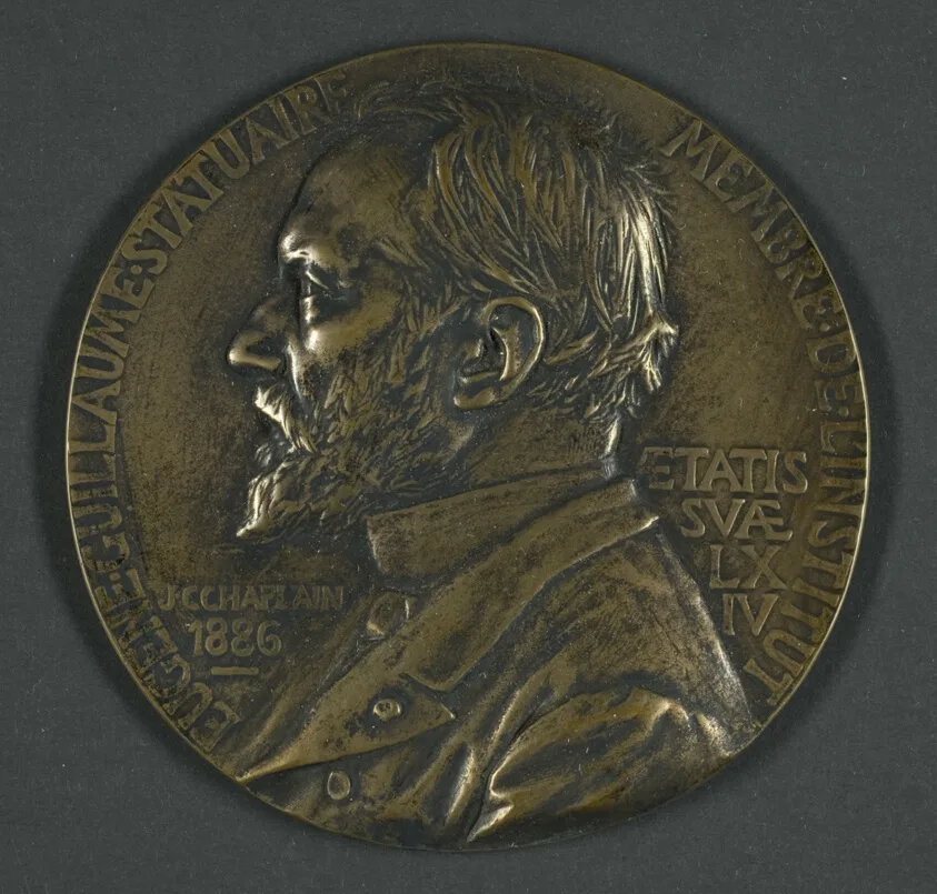 Portrait Bust of Eugene Guillaume, Sculptor by Jules Clément Chaplain, 1886