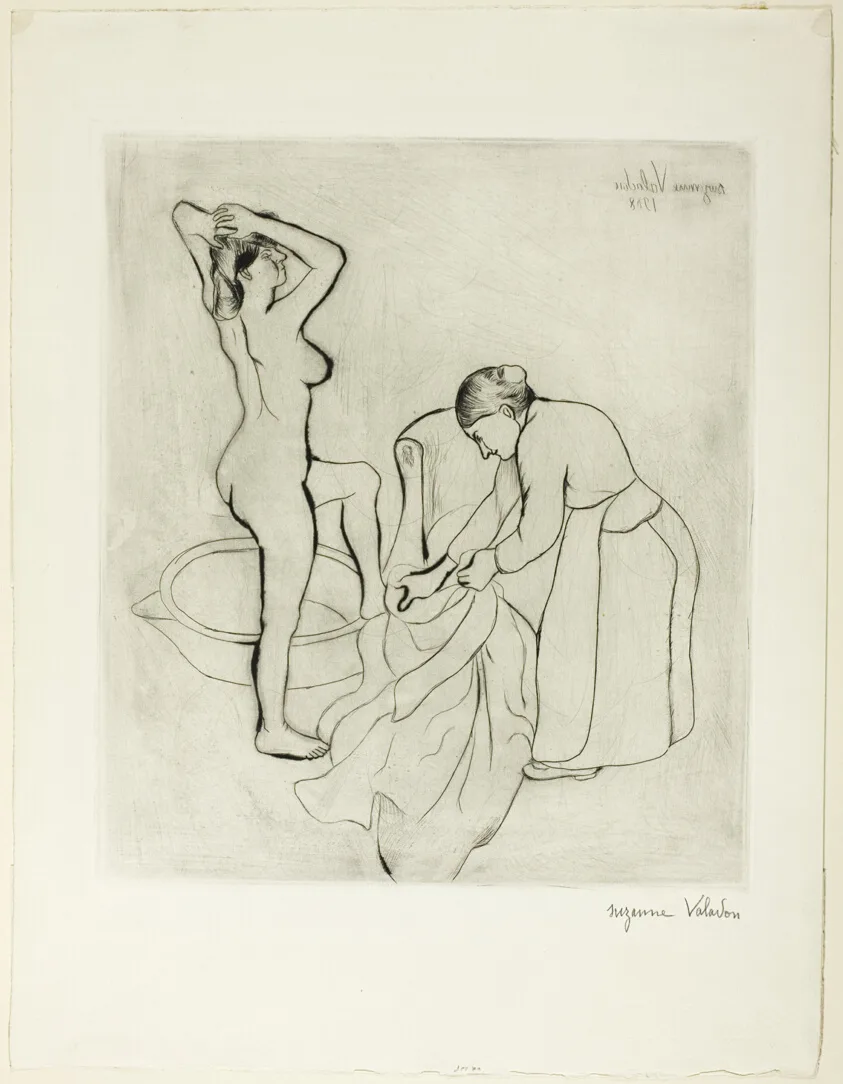 Woman at Her Bath by Suzanne Valadon, 1908