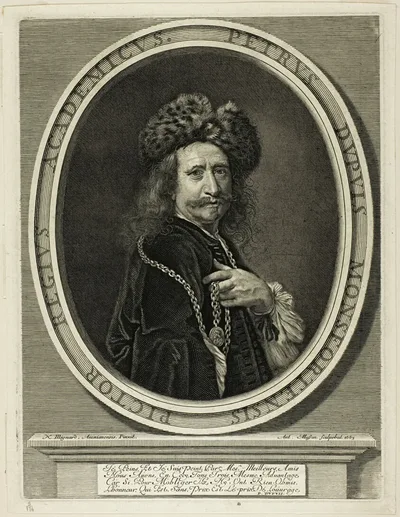 Pierre Dupuis, Painter to the King by Antoine Masson, 1663