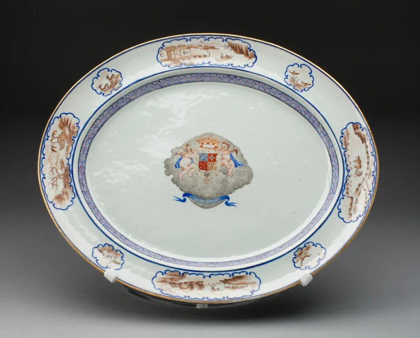 Platter by China, 1785/1800