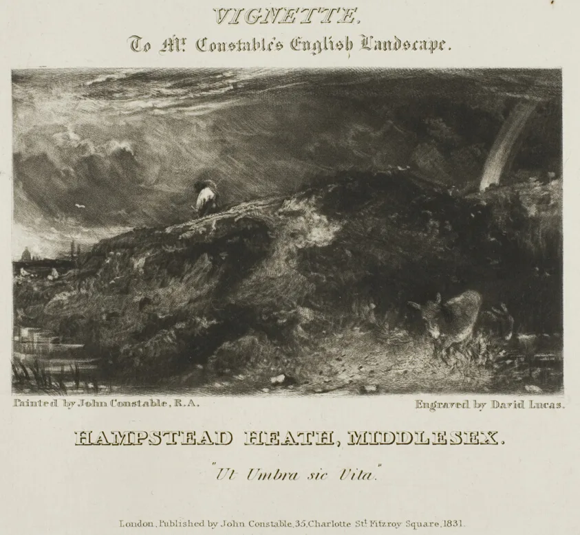 Hampstead Heath, Middlesex by David Lucas, n.d.