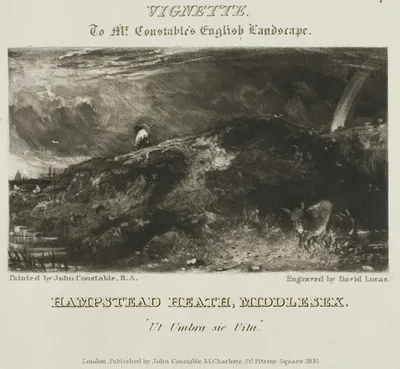 Hampstead Heath, Middlesex by David Lucas, n.d.