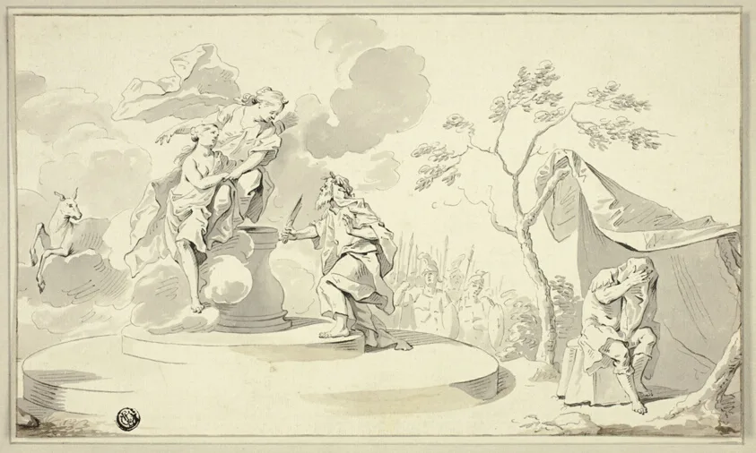 Sacrifice of Iphigenia by Unknown, 18th century