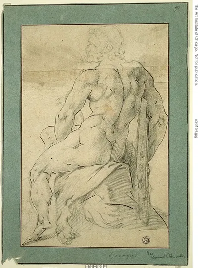 Seated Hercules by Adriaen de Vries, c. 1590-1610
