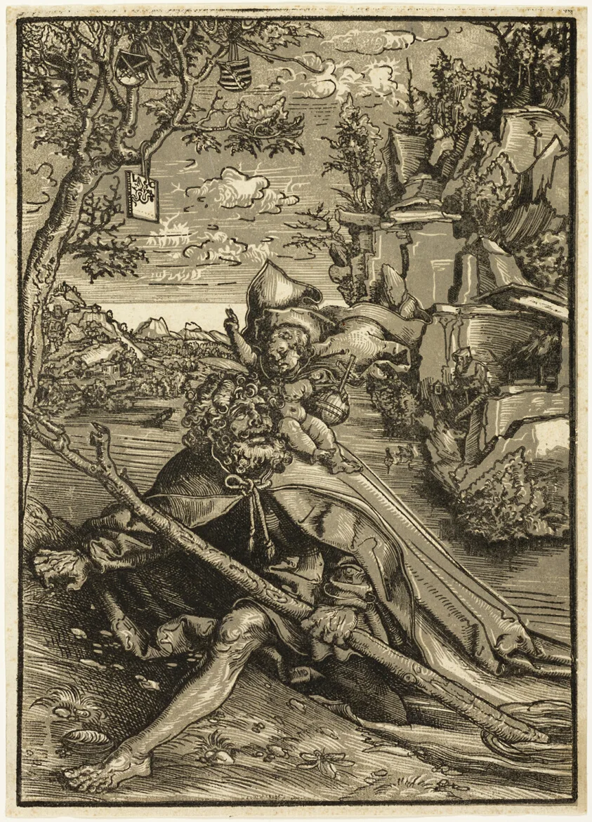 Saint Christopher by Lucas Cranach the Elder, c. 1509