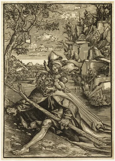 Saint Christopher by Lucas Cranach the Elder, c. 1509