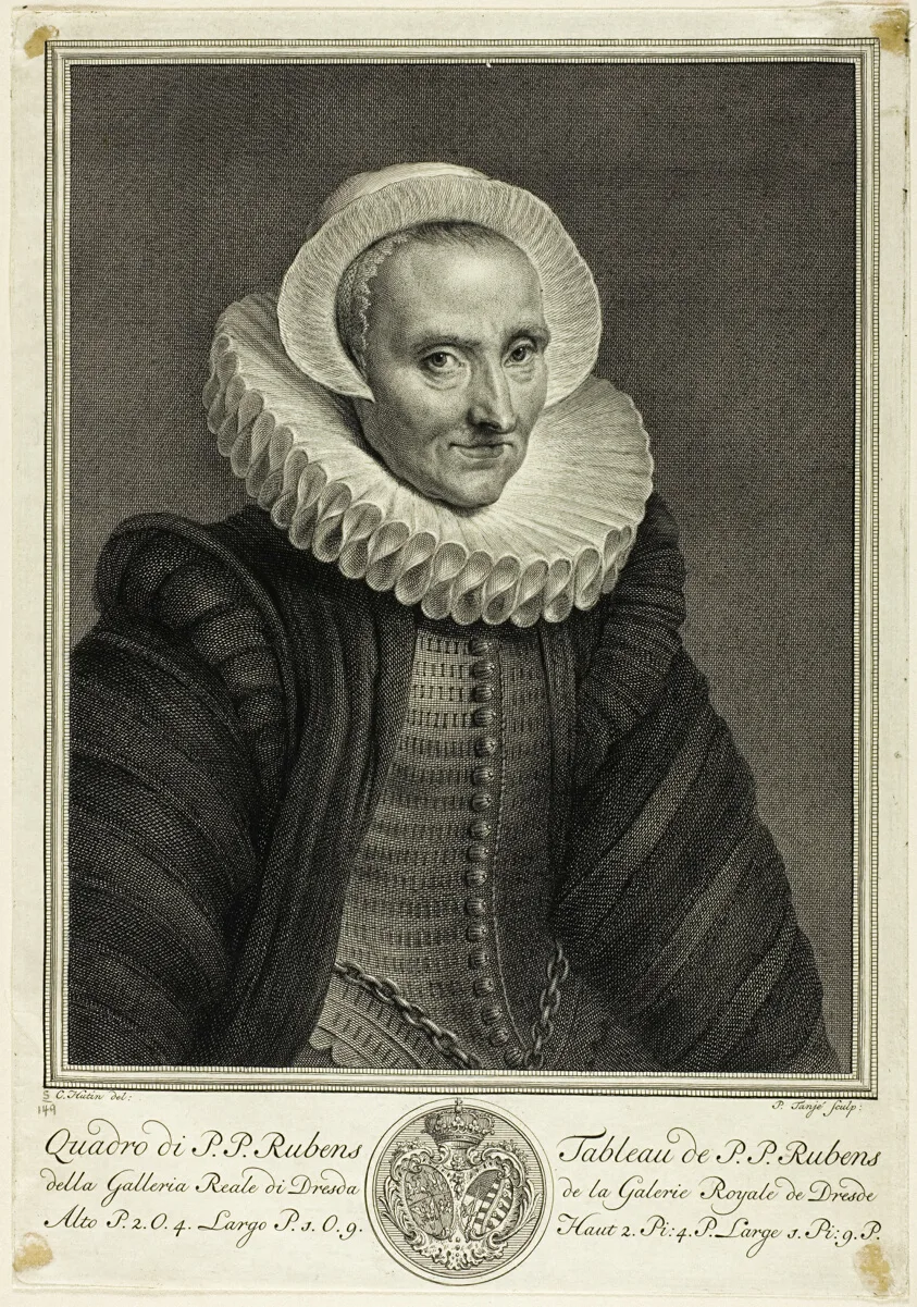Portrait of a Sixty-year-old Woman, from Recueil d'estampes d'après les plus célèbres tableaux de la Galerie Royale de Dresde by Pieter Tanjé, c. 1757