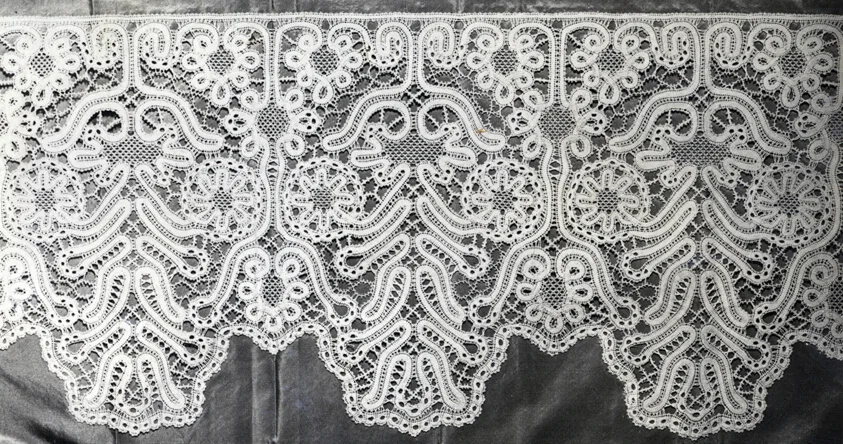 Flounce or Border by Germany, Hungary or Yugoslovia, 1850/1900