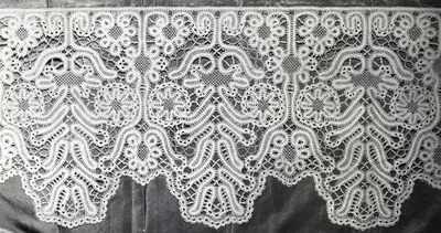 Flounce or Border by Germany, Hungary or Yugoslovia, 1850/1900