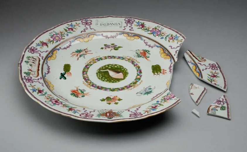 Dish by China, c. 1765