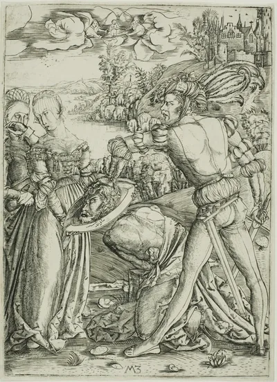 The Beheading of St. John the Baptist by Master MZ, c. 1500