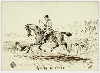 Going to Cover by W. H. Temple, 1865