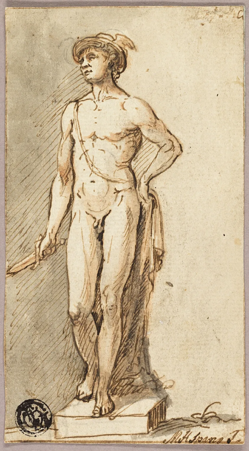 Statue of Mercury by Michael Henry Spang, n.d.