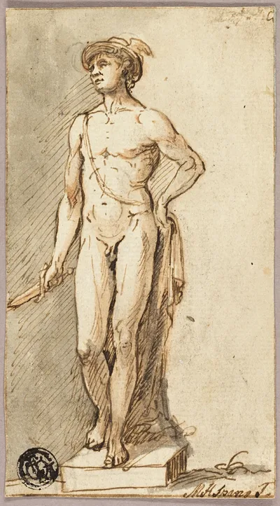 Statue of Mercury by Michael Henry Spang, n.d.