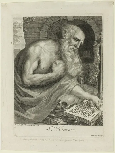 Saint Jerome by Antoine Masson, 1693