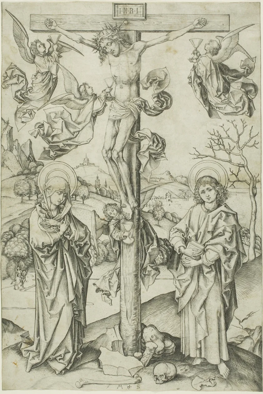 The Crucifixion with Four Angels by Martin Schongauer, n.d.