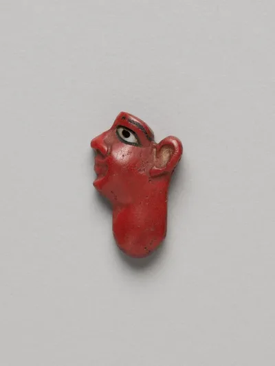 Inlay Depicting the Face of a King by Ancient Egyptian, Ptolemaic Period (332–30 BCE)