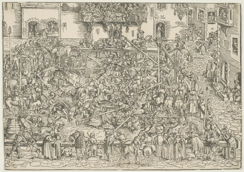 The First Tournament by Lucas Cranach the Elder, 1506