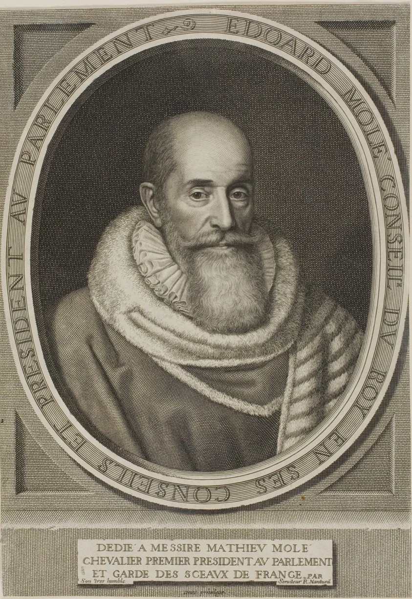 Portrait of Edouard Molé by Robert Nanteuil, 1653