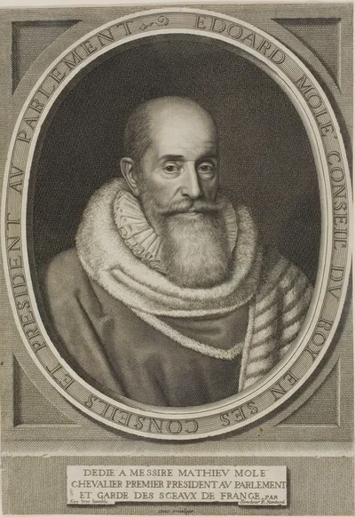 Portrait of Edouard Molé by Robert Nanteuil, 1653