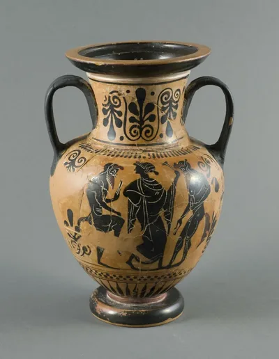 Amphora (Storage Jar) by Michigan Painter, 490-480 BCE