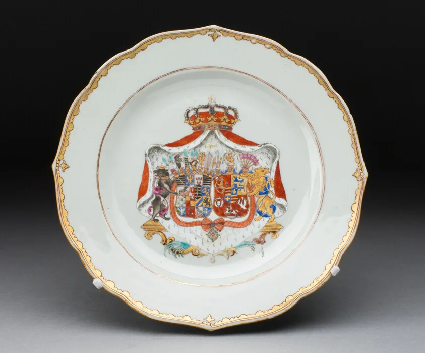 Plate by China, c. 1750