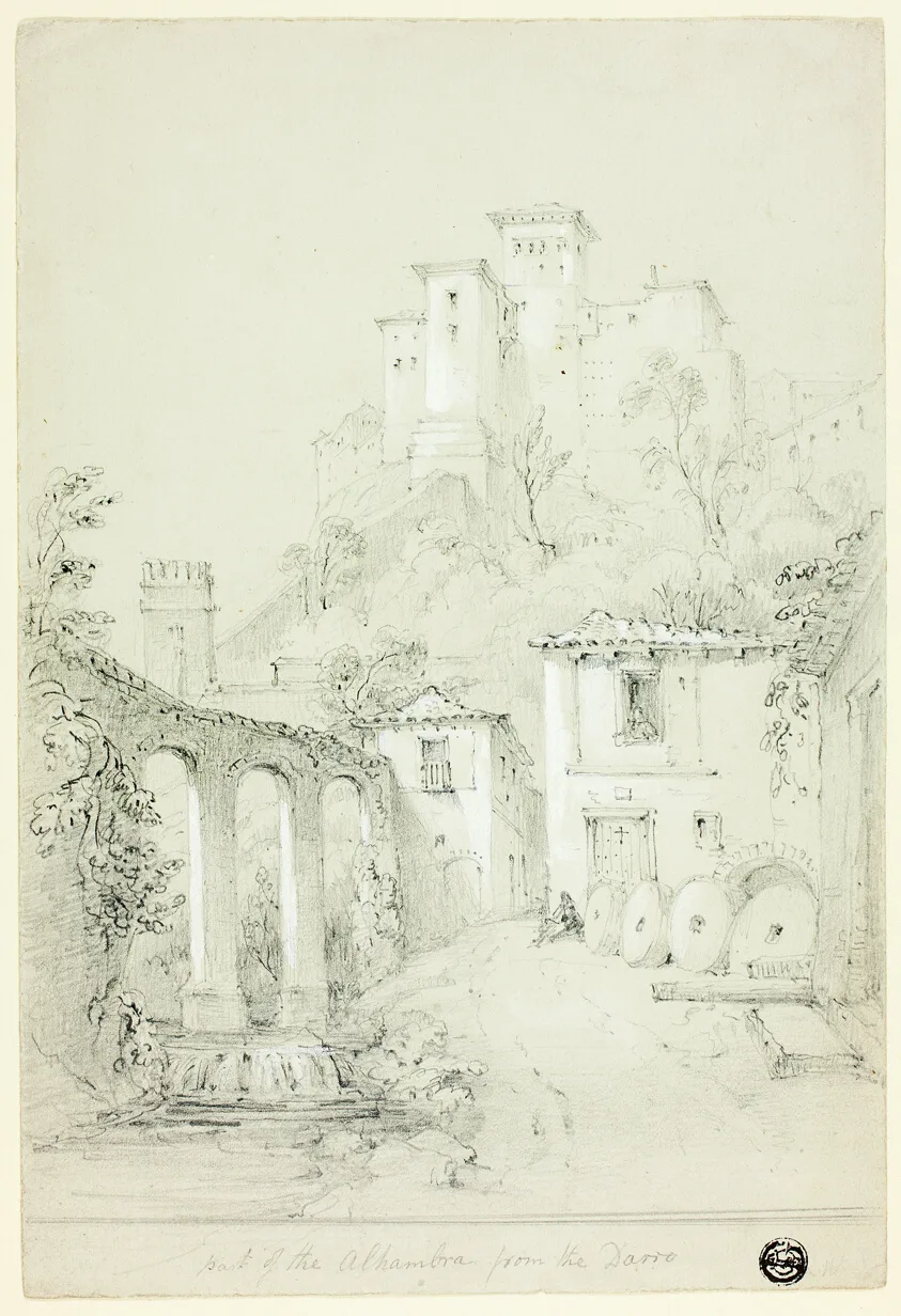 Port of the Alhambra from the Dario by Richard Ford, n.d.