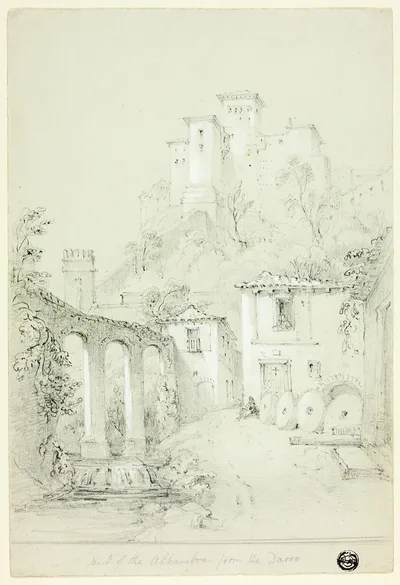 Port of the Alhambra from the Dario by Richard Ford, n.d.