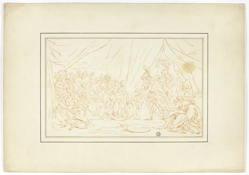 Alexander and the Family of Darius by Charles Le Brun, 18th century