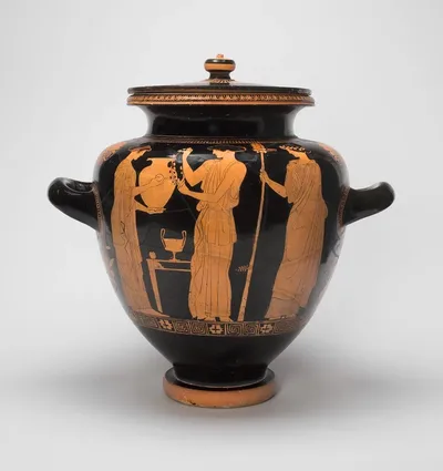 Stamnos (Mixing Jar) by Chicago Painter, about 450 BCE