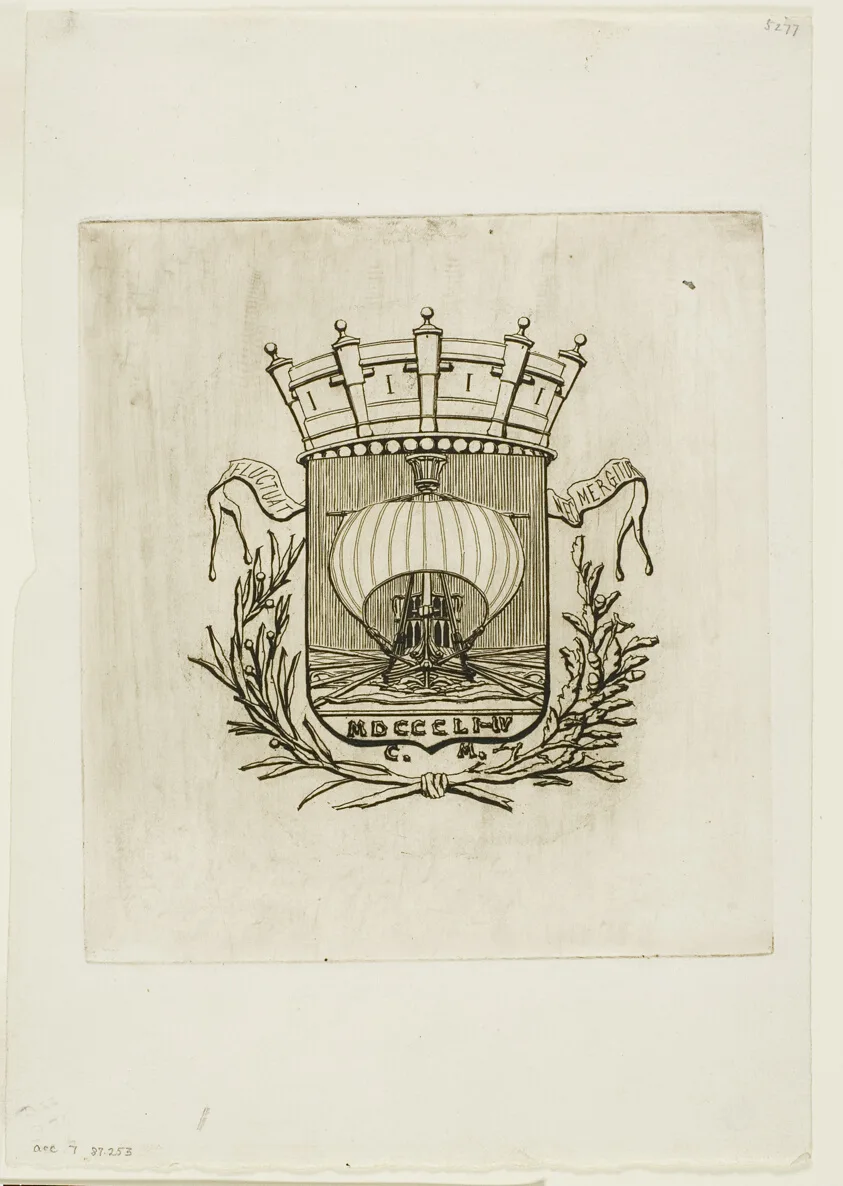 It Rocks but is Not Sunk by Charles Meryon, 1854