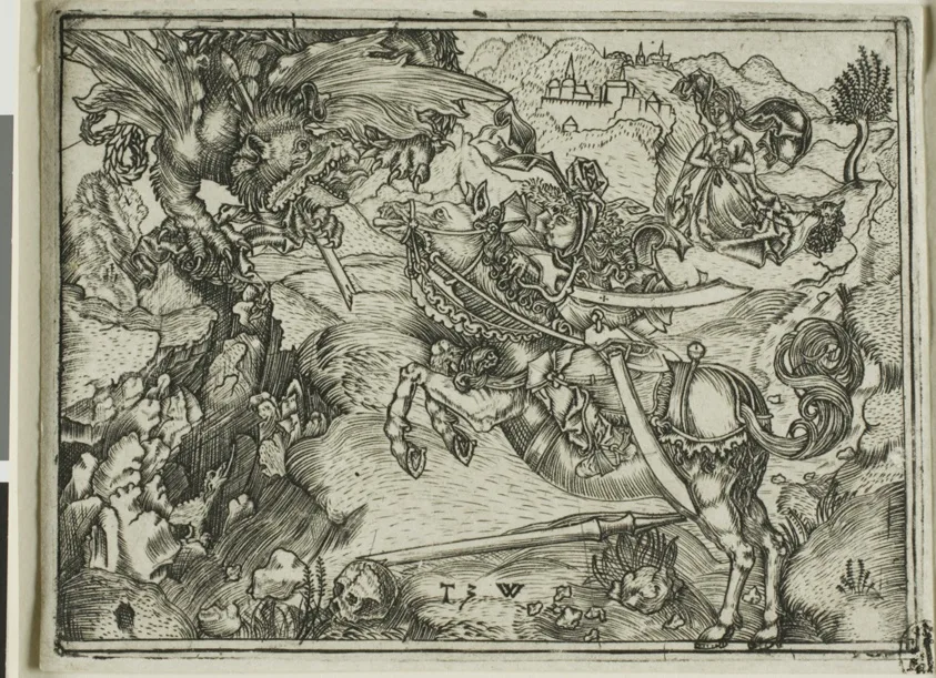 St. George Killing The Dragon by Telman of Wesel, 1499–1510