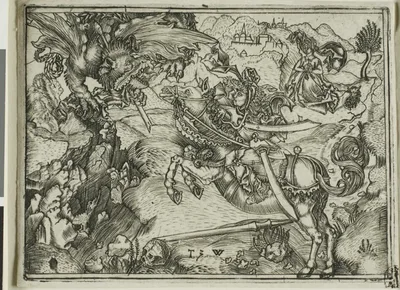 St. George Killing The Dragon by Telman of Wesel, 1499–1510