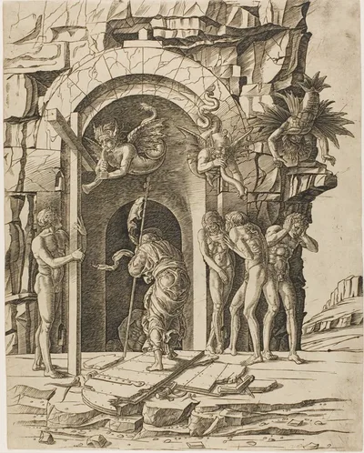 Descent into Limbo by Andrea Mantegna, 1475/80