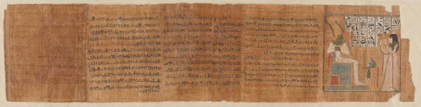 Funerary Papyrus of Tayuhenutmut by Ancient Egyptian, Third Intermediate Period, probably Dynasty 21 (about 1069-945 BCE)