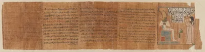 Funerary Papyrus of Tayuhenutmut by Ancient Egyptian, Third Intermediate Period, probably Dynasty 21 (about 1069-945 BCE)