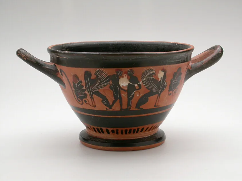 Skyphos (Drinking Cup) by Ancient Greek, About 500-480 BCE